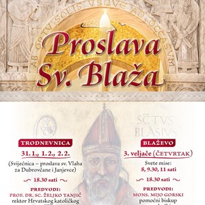 Proslava sv. Blaža - "Blaževo 2022." u Zagrebu